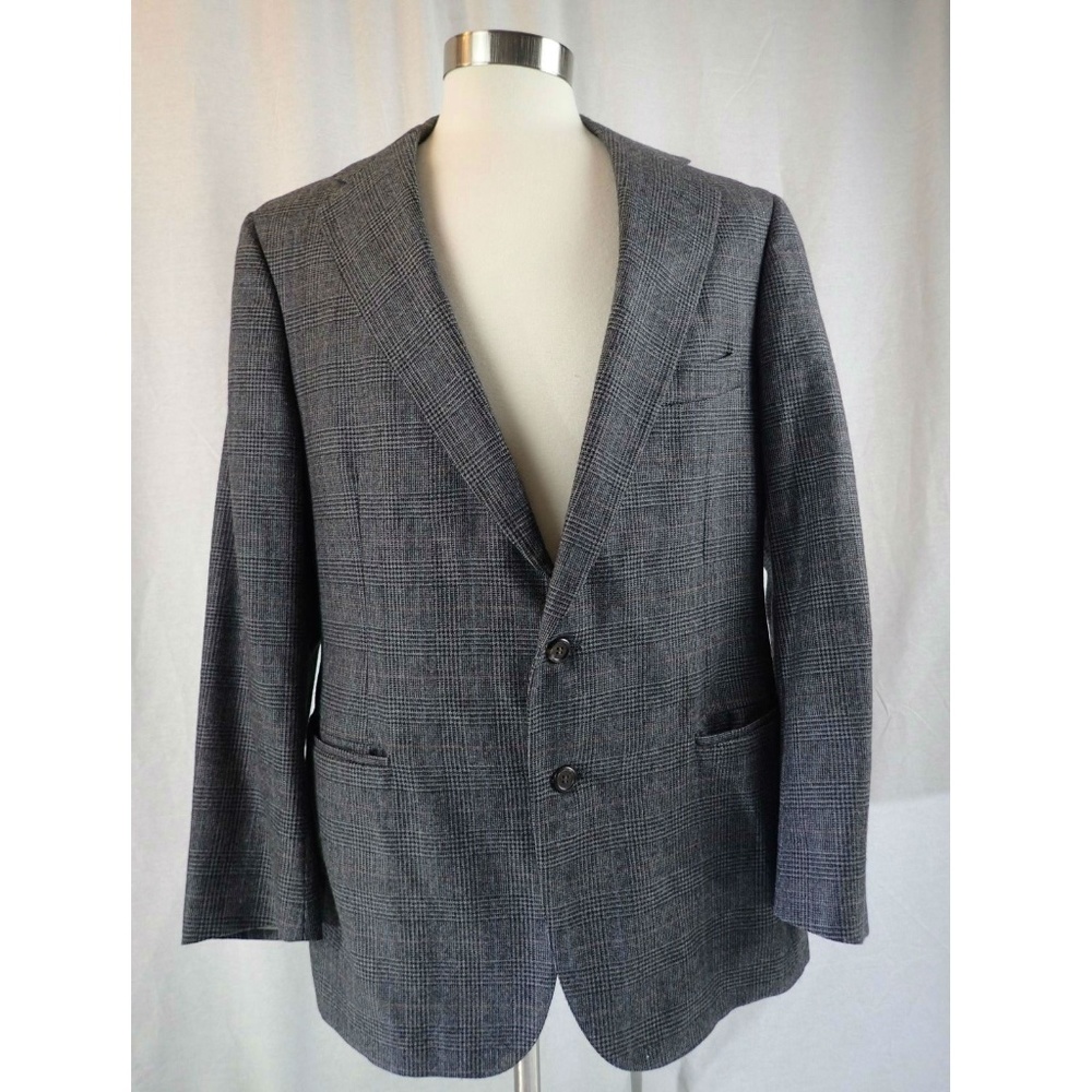 Gianni Manzoni Mens Italy Blazer Suit Sz 42L B257